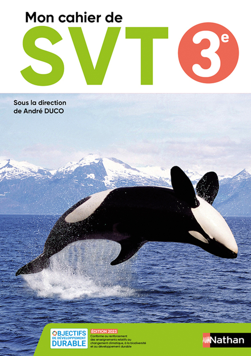 Cahier de SVT 3e - Édition 2023