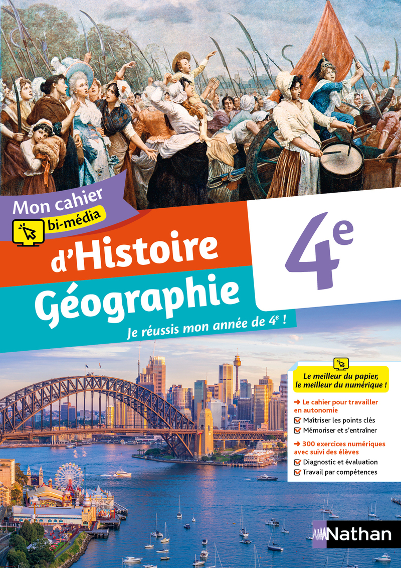 Histoire Géographie 4e - Cahier de l'élève - 2022